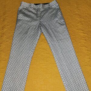 Tory Burch Jacquard Scallop print pants.